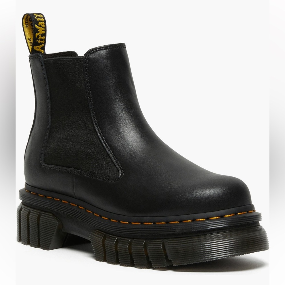 Dr. Martens Black Audrick Platform Chelsea Boots